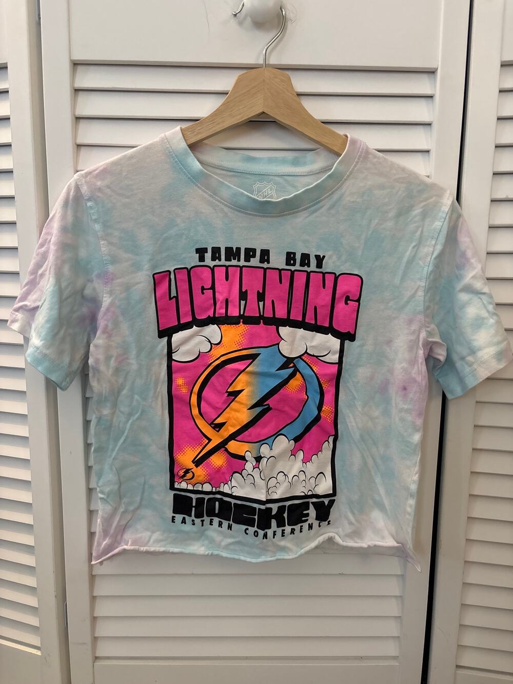 Girls Tampa Bay Lightning Tie Dye Shirt